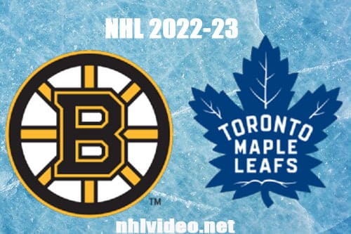 Boston Bruins vs Toronto Maple Leafs Full Game Replay 2022 Nov 5 NHL