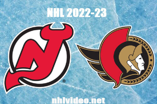 New Jersey Devils vs Ottawa Senators Full Game Replay 2022 Nov 19 NHL