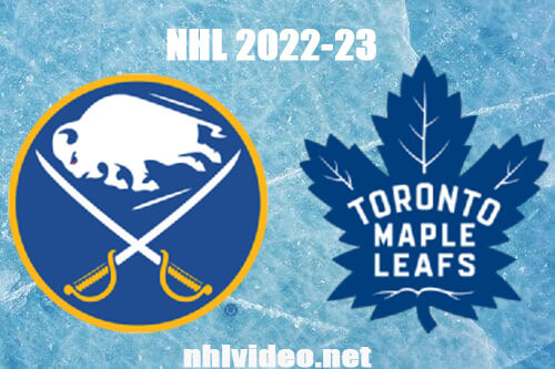 Buffalo Sabres vs Toronto Maple Leafs Full Game Replay 2022 Nov 19 NHL