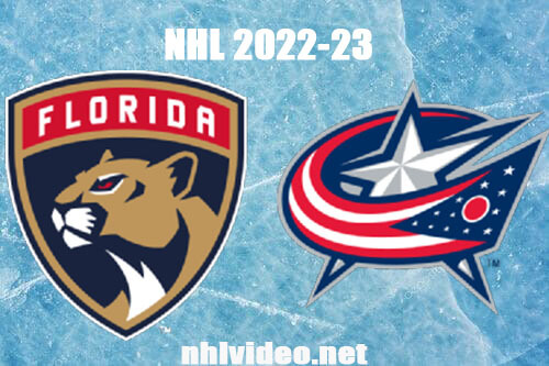Florida Panthers vs Columbus Blue Jackets Full Game Replay 2022 Nov 20 NHL