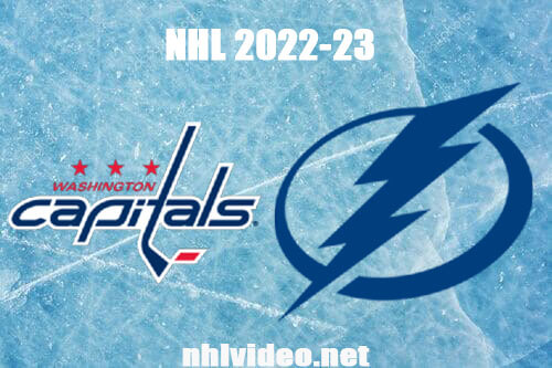 Washington Capitals vs Tampa Bay Lightning Full Game Replay 2022 Nov 13 NHL