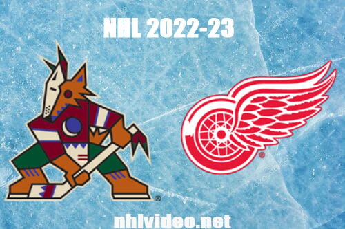 Arizona Coyotes vs Detroit Red Wings Full Game Replay 2022 Nov 25 NHL