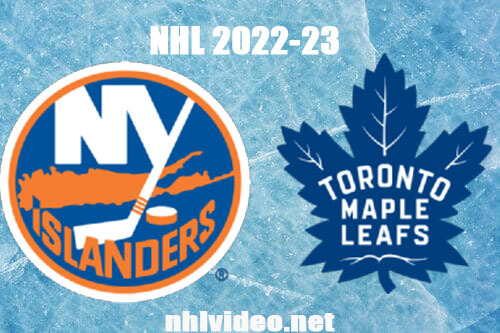 New York Islanders vs Toronto Maple Leafs Full Game Replay 2022 Nov 21 NHL