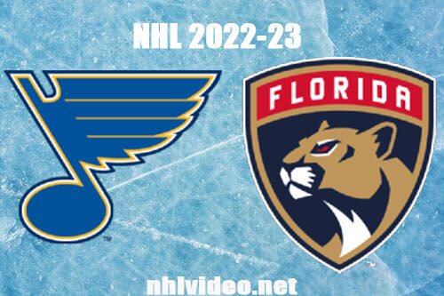 St. Louis Blues vs Florida Panthers Full Game Replay 2022 Nov 26 NHL