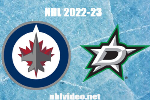 Winnipeg Jets vs Dallas Stars Full Game Replay 2022 Nov 25 NHL