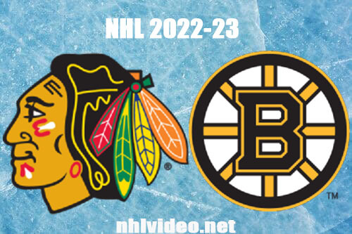 Chicago Blackhawks vs Boston Bruins Full Game Replay 2022 Nov 19 NHL