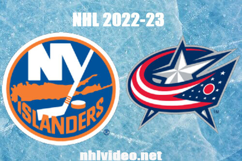 New York Islanders vs Columbus Blue Jackets Full Game Replay 2022 Nov 25 NHL