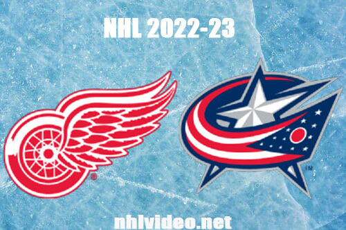 Detroit Red Wings vs Columbus Blue Jackets Full Game Replay 2022 Nov 19 NHL