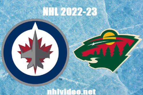 Winnipeg Jets vs Minnesota Wild Full Game Replay 2022 Nov 23 NHL