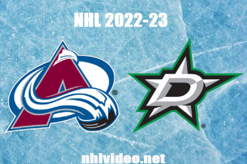 Colorado Avalanche vs Dallas Stars Full Game Replay 2022 Nov 21 NHL