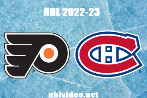 Philadelphia Flyers vs Montreal Canadiens Full Game Replay 2022 Nov 19 NHL