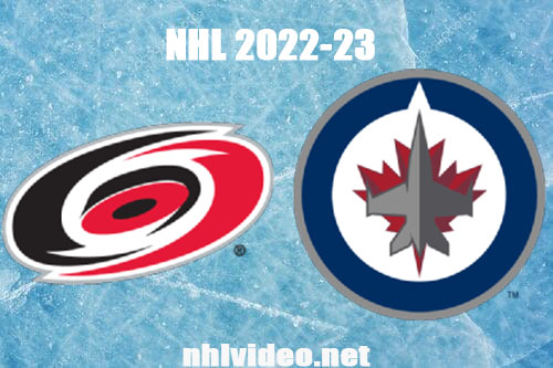 Carolina Hurricanes vs Winnipeg Jets Full Game Replay 2022 Nov 21 NHL