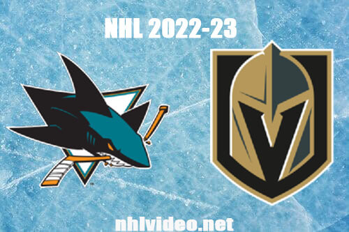 San Jose Sharks vs Vegas Golden Knights Full Game Replay 2022 Nov 15 NHL