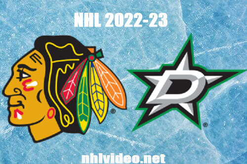 Chicago Blackhawks vs Dallas Stars Full Game Replay 2022 Nov 23 NHL