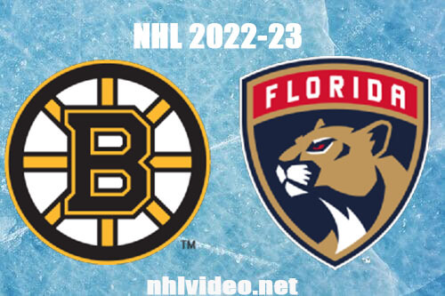 Boston Bruins vs Florida Panthers Full Game Replay 2022 Nov 23 NHL