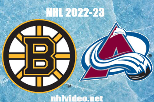 Boston Bruins vs Colorado Avalanche Full Game Replay Dec 7, 2022 NHL
