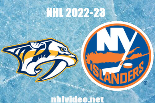 Nashville Predators vs New York Islanders Full Game Replay 2022 Dec 2 NHL
