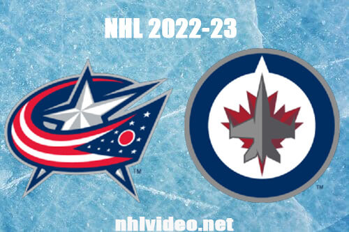 Columbus Blue Jackets vs Winnipeg Jets Full Game Replay 2022 Dec 2 NHL