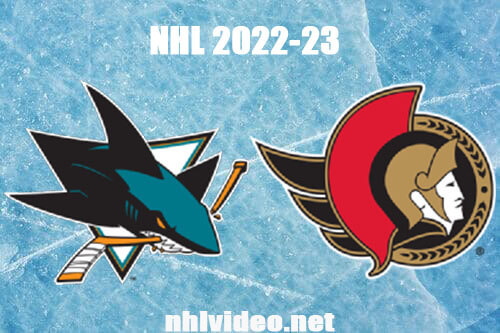 San Jose Sharks vs Ottawa Senators Full Game Replay 2022 Dec 3 NHL