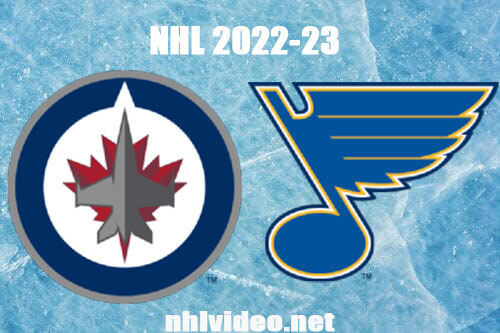 Winnipeg Jets vs St. Louis Blues Full Game Replay Dec 8, 2022 NHL