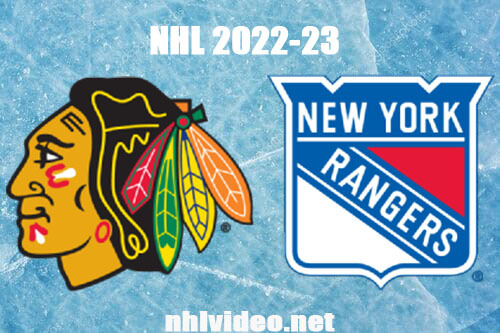 Chicago Blackhawks vs New York Rangers Full Game Replay 2022 Dec 3 NHL