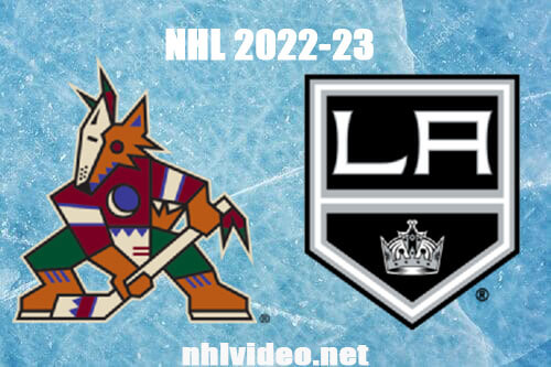 Arizona Coyotes vs Los Angeles Kings Full Game Replay 2022 Dec 1 NHL