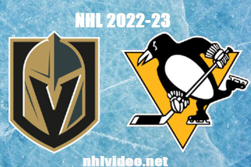Vegas Golden Knights vs Pittsburgh Penguins Full Game Replay 2022 Dec 1 NHL