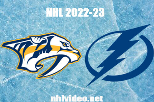 Nashville Predators vs Tampa Bay Lightning Full Game Replay Dec 8, 2022 NHL