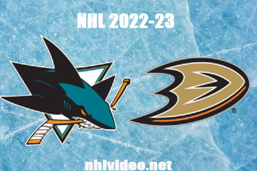 San Jose Sharks vs Anaheim Ducks Full Game Replay Dec 9, 2022 NHL