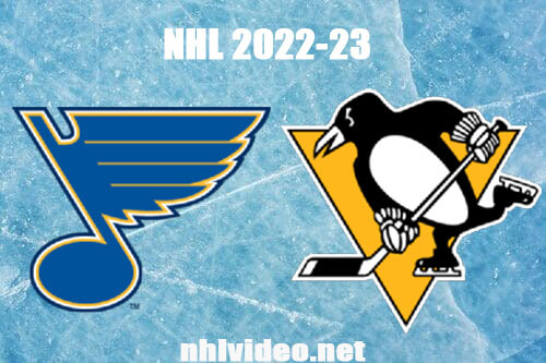 St. Louis Blues vs Pittsburgh Penguins Full Game Replay 2022 Dec 3 NHL