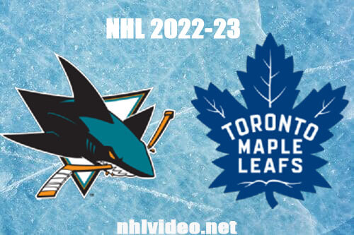 San Jose Sharks vs Toronto Maple Leafs Full Game Replay 2022 Nov 30 NHL