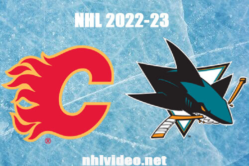 Calgary Flames vs San Jose Sharks Full Game Replay Dec 20, 2022 NHL