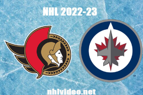 Ottawa Senators vs Winnipeg Jets Full Game Replay Dec 20, 2022 NHL