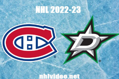 Montreal Canadiens vs Dallas Stars Full Game Replay Dec 23, 2022 NHL
