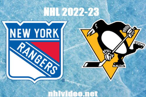 New York Rangers vs Pittsburgh Penguins Full Game Replay Dec 20, 2022 NHL