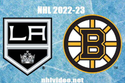 Los Angeles Kings vs Boston Bruins Full Game Replay Dec 15, 2022 NHL