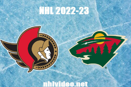 Ottawa Senators vs Minnesota Wild Full Game Replay Dec 18, 2022 NHL