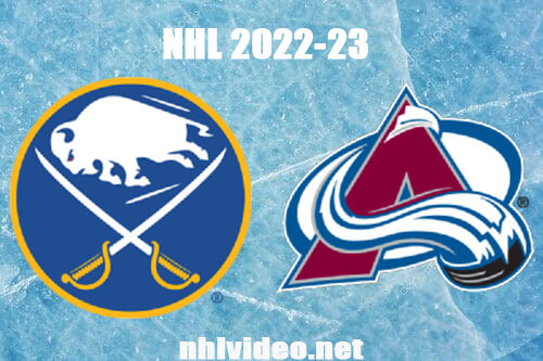 Buffalo Sabres vs Colorado Avalanche Full Game Replay Dec 15, 2022 NHL