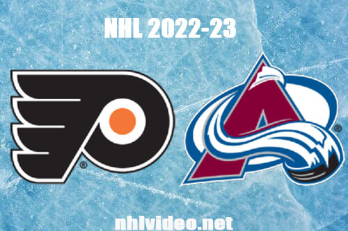 Philadelphia Flyers vs Colorado Avalanche Full Game Replay Dec 13, 2022 NHL