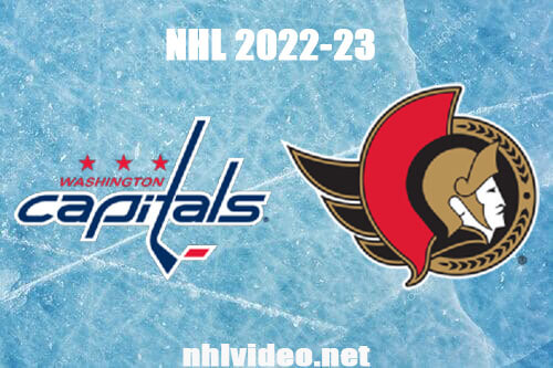 Washington Capitals vs Ottawa Senators Full Game Replay Dec 22, 2022 NHL