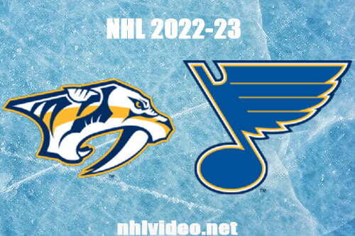 Nashville Predators vs St. Louis Blues Full Game Replay Dec 12, 2022 NHL