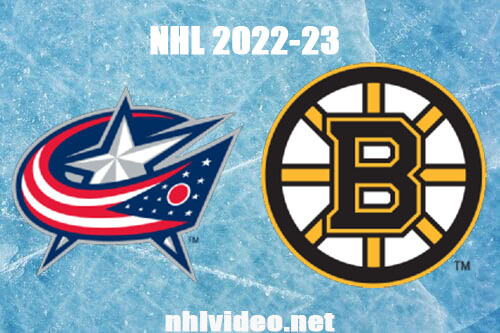 Columbus Blue Jackets vs Boston Bruins Full Game Replay Dec 17, 2022 NHL