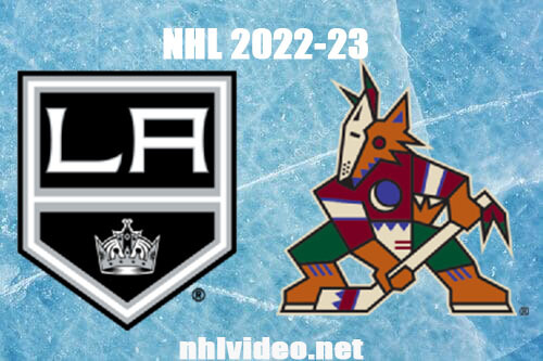 Los Angeles Kings vs Arizona Coyotes Full Game Replay Dec 23, 2022 NHL