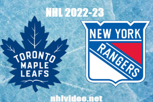 Toronto Maple Leafs vs New York Rangers Full Game Replay Dec 15, 2022 NHL