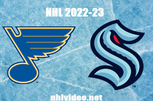 St. Louis Blues vs Seattle Kraken Full Game Replay Dec 20, 2022 NHL