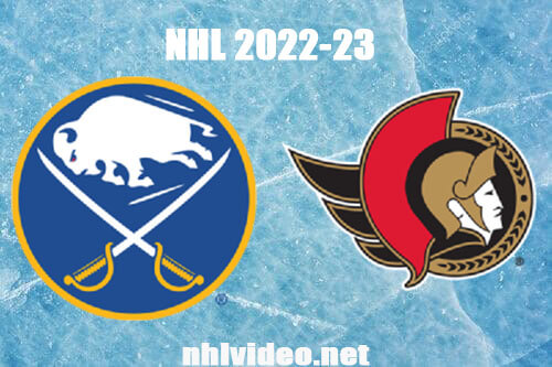 Buffalo Sabres vs Ottawa Senators Full Game Replay Jan 1, 2023 NHL