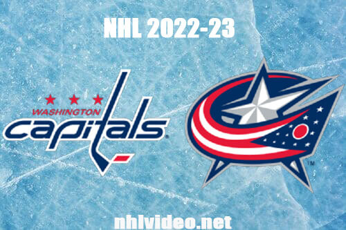 Washington Capitals vs Columbus Blue Jackets Full Game Replay Jan 5, 2023 NHL