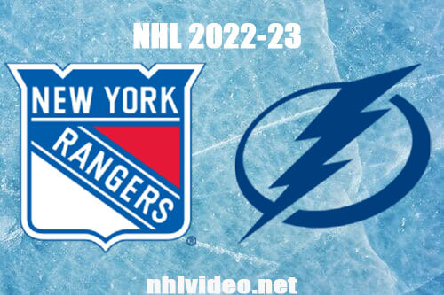 New York Rangers vs Tampa Bay Lightning Full Game Replay Dec 29, 2022 NHL