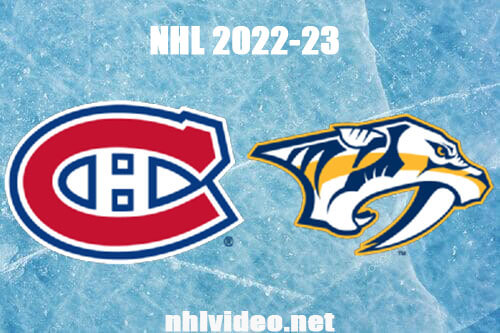 Montreal Canadiens vs Nashville Predators Full Game Replay Jan 3, 2023 NHL