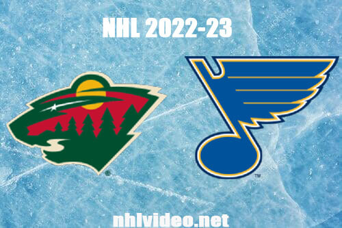 Minnesota Wild vs St. Louis Blues Full Game Replay Dec 31, 2022 NHL
